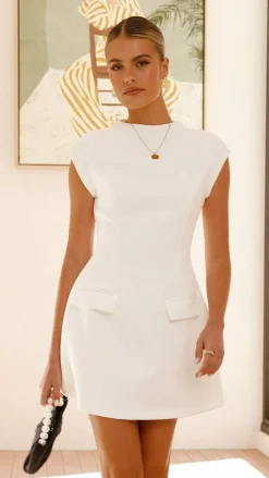 Thea Mini Dress - White