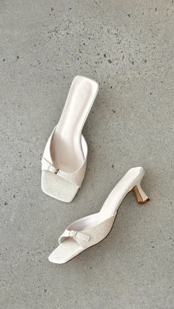 Tilden Heel - Wheat Linen