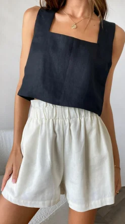 Tillie Crop Top - Black