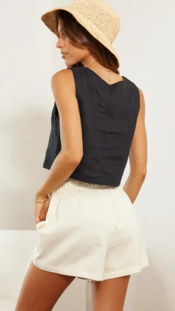 Tillie Crop Top - Black