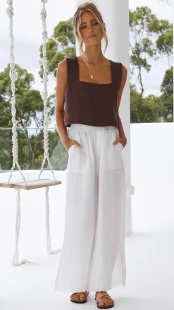 Tillie Crop Top - Chocolate