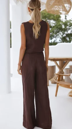 Tillie Crop Top - Chocolate