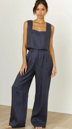 Tillie Crop Top - Ink