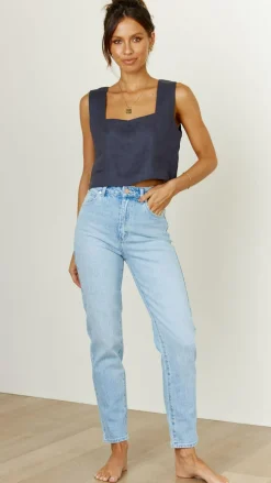 Tillie Crop Top - Ink