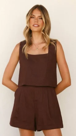 Tillie Shorts - Chocolate