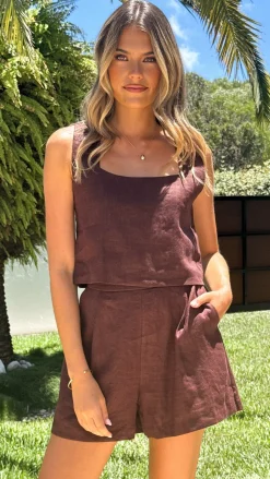 Tillie Shorts - Chocolate