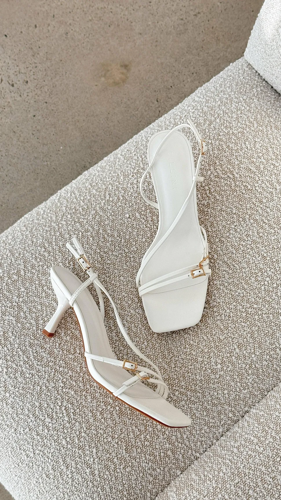 Toshie Heel - White