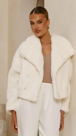 Tulum Crop Jacket - White