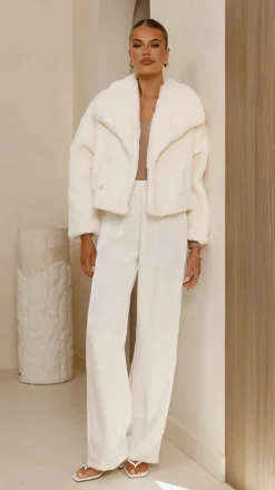 Tulum Crop Jacket - White