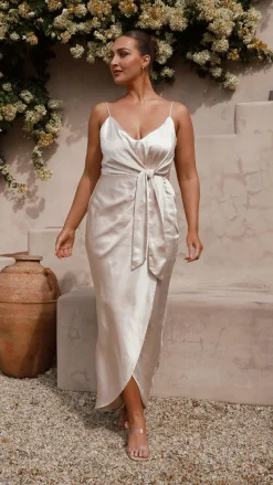 Tyra Maxi Dress - Champagne