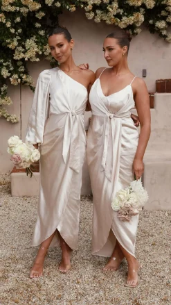 Tyra Maxi Dress - Champagne