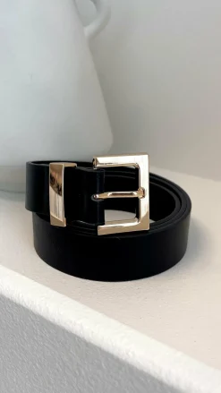 Valarae Belt - Black / Gold