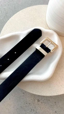Valarae Belt - Black / Gold
