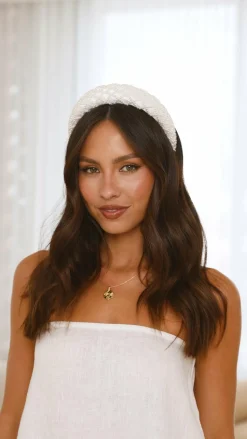 Valencia Headband - White