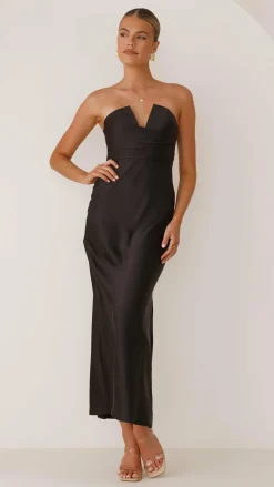Valerie Maxi Dress - Black