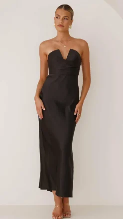 Valerie Maxi Dress - Black