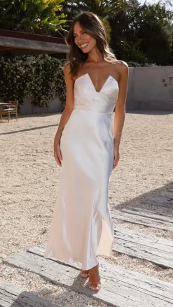 Valerie Maxi Dress - Champagne