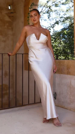 Valerie Maxi Dress - Champagne