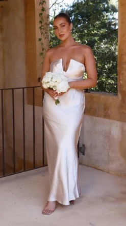 Valerie Maxi Dress - Champagne