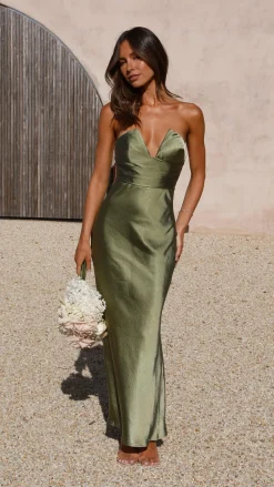 Valerie Maxi Dress - Olive