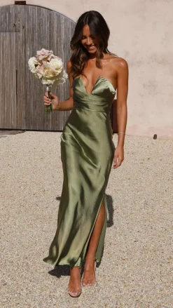 Valerie Maxi Dress - Olive