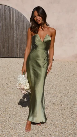 Valerie Maxi Dress - Olive