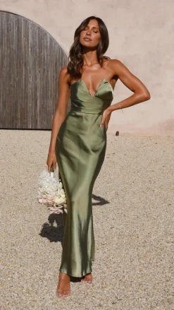 Valerie Maxi Dress - Olive