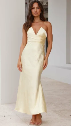 Valerie Maxi Dress - Yellow