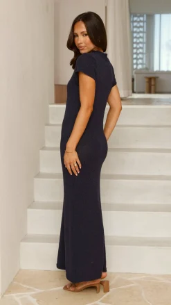Valise Maxi Dress - Navy