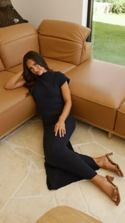 Valise Maxi Dress - Navy