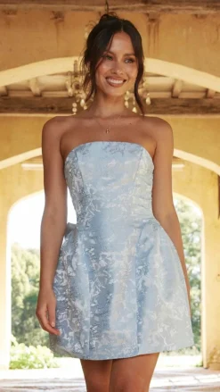 Vandana Mini Dress - Blue