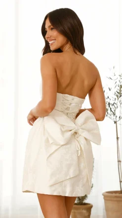 Vandana Mini Dress - Cream