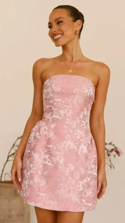 Vandana Mini Dress - Pink