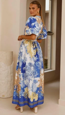 Vania Maxi Dress - Blue Doll