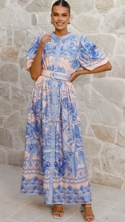 Vania Maxi Dress - Madeline Blue