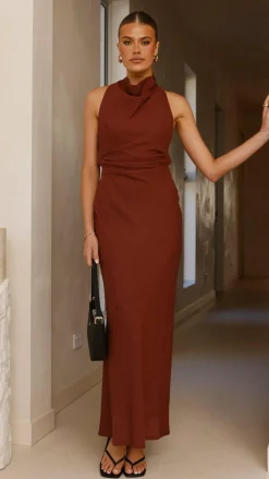 Velaris Maxi Dress - Burgundy