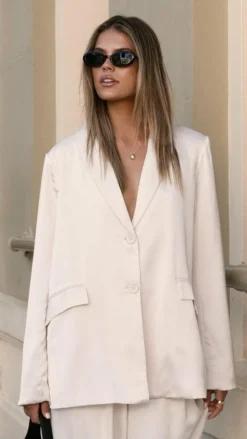 Verity Blazer - Ivory