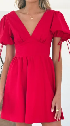 Verve Mini Dress - Red