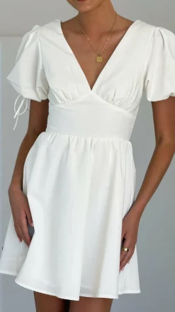 Verve Mini Dress - White