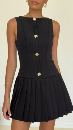 Vesperus Mini Dress - Black