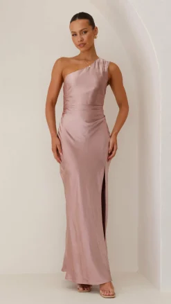 Victoria Maxi Dress - Dusty Pink