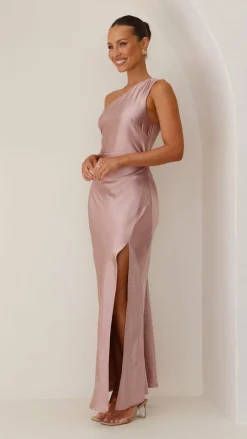 Victoria Maxi Dress - Dusty Pink