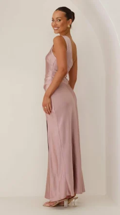 Victoria Maxi Dress - Dusty Pink