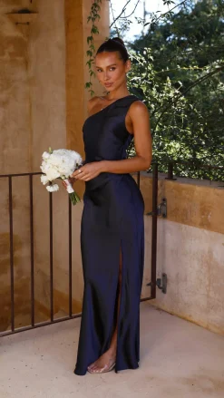 Victoria Maxi Dress - Navy