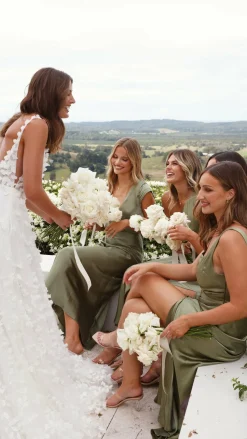 Victoria Maxi Dress - Olive