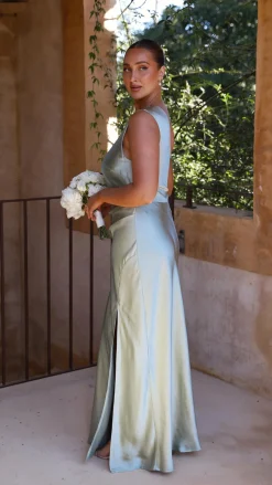 Victoria Maxi Dress - Sage