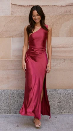 Victoria Maxi Dress - Wine