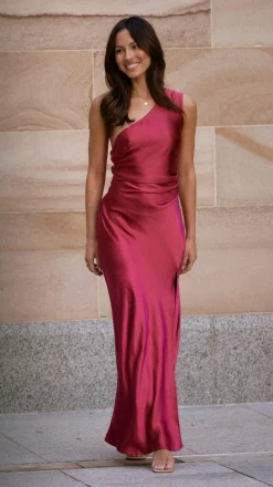 Victoria Maxi Dress - Wine