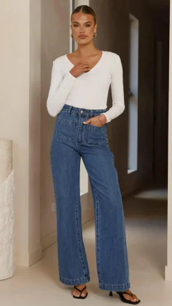 Vienna Long Sleeve Top - White