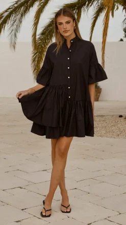 Viola Mini Dress - Black